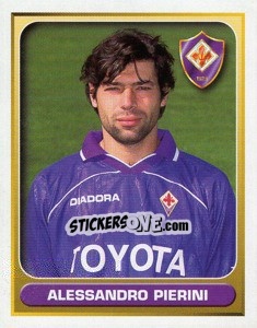 Sticker Alessandro Pierini - Calcio 2000-2001 n. 111 - Merlin