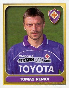 Sticker Tomas Repka - Calcio 2000-2001 n. 112 - Merlin