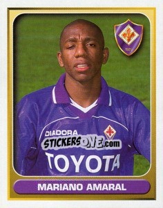 Sticker Mariano Amaral - Calcio 2000-2001 n. 115 - Merlin