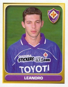 Figurina Leandro - Calcio 2000-2001 - Merlin