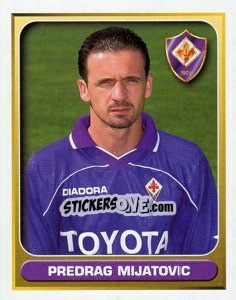 Sticker Predrag Mijatovic - Calcio 2000-2001 n. 124 - Merlin