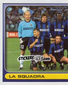 Figurina La Squadra - Calcio 2000-2001 - Merlin