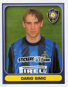 Figurina Dario Simic - Calcio 2000-2001 - Merlin