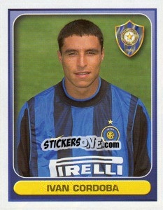 Figurina Ivan Cordoba - Calcio 2000-2001 - Merlin