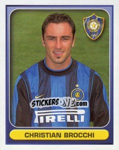 Sticker Cristian Brocchi - Calcio 2000-2001 - Merlin