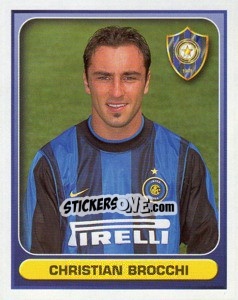 Sticker Cristian Brocchi - Calcio 2000-2001 n. 140 - Merlin