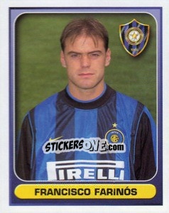 Sticker Francisco Farinos - Calcio 2000-2001 n. 142 - Merlin