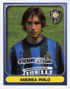 Sticker Andrea Pirlo - Calcio 2000-2001 n. 143 - Merlin