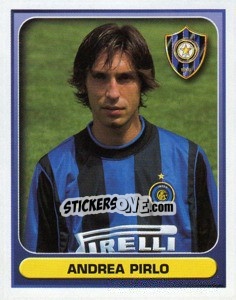 Figurina Andrea Pirlo - Calcio 2000-2001 - Merlin