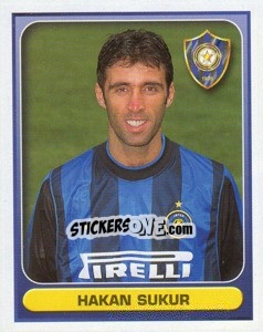 Sticker Hakan Sukur - Calcio 2000-2001 - Merlin