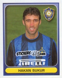 Sticker Hakan Sukur - Calcio 2000-2001 n. 148 - Merlin