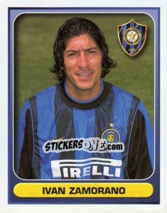 Cromo Ivan Zamorano - Calcio 2000-2001 - Merlin