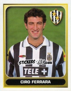 Sticker Ciro Ferrara - Calcio 2000-2001 n. 159 - Merlin