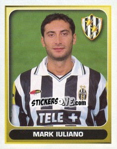 Sticker Mark Iuliano - Calcio 2000-2001 n. 160 - Merlin