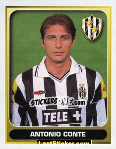 Sticker Antonio Conte - Calcio 2000-2001 n. 166 - Merlin
