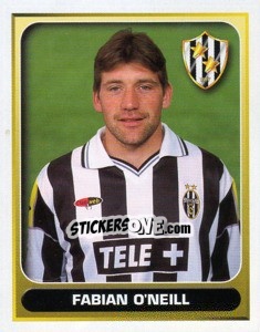 Sticker Fabian O'Neill - Calcio 2000-2001 n. 168 - Merlin