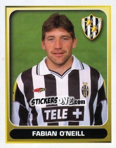 Cromo Fabian O'Neill - Calcio 2000-2001 - Merlin