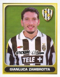 Sticker Gianluca Zambrotta - Calcio 2000-2001 - Merlin