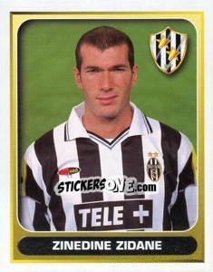 Sticker Zinedine Zidane - Calcio 2000-2001 - Merlin
