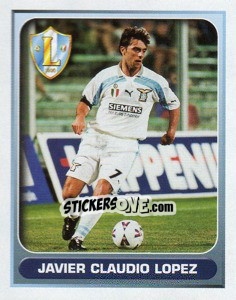 Sticker Javier Claudio Lopez (Superstar) - Calcio 2000-2001 n. 179 - Merlin
