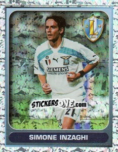 Sticker Simone Inzaghi (Il Bomber) - Calcio 2000-2001 n. 182 - Merlin