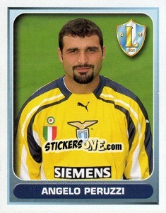 Sticker Angelo Peruzzi - Calcio 2000-2001 n. 183 - Merlin