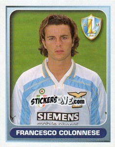 Sticker Francesco Colonnese - Calcio 2000-2001 n. 184 - Merlin