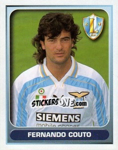 Sticker Fernando Couto - Calcio 2000-2001 n. 185 - Merlin