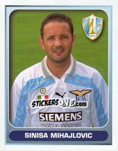 Cromo Sinisa Mihajlovic - Calcio 2000-2001 - Merlin