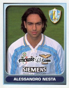 Sticker Alessandro Nesta - Calcio 2000-2001 n. 189 - Merlin