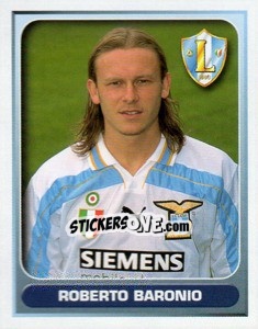 Sticker Roberto Baronio - Calcio 2000-2001 - Merlin