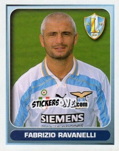 Figurina Fabrizio Ravanelli - Calcio 2000-2001 - Merlin