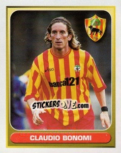 Sticker Claudio Bonomi (Superstar) - Calcio 2000-2001 - Merlin