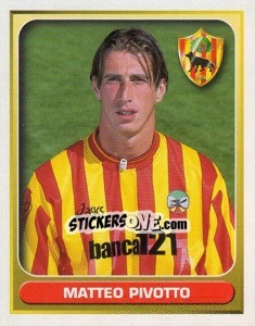 Sticker Matteo Pivotto - Calcio 2000-2001 n. 214 - Merlin