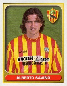 Sticker Alberto Savino - Calcio 2000-2001 - Merlin