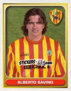 Figurina Alberto Savino - Calcio 2000-2001 - Merlin