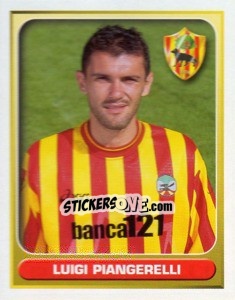 Sticker Luigi Piangerelli - Calcio 2000-2001 n. 217 - Merlin