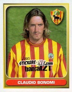 Sticker Claudio Bonomi - Calcio 2000-2001 - Merlin