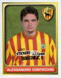 Sticker Alessandro Conticchio - Calcio 2000-2001 n. 219 - Merlin