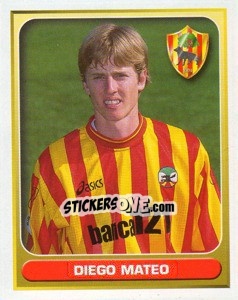 Sticker Diego Mateo - Calcio 2000-2001 n. 221 - Merlin