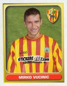 Sticker Mirko Vucinic - Calcio 2000-2001 n. 222 - Merlin