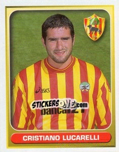 Sticker Cristiano Lucarelli - Calcio 2000-2001 - Merlin