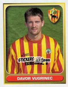 Figurina Davor Vugrinec - Calcio 2000-2001 - Merlin