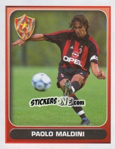Sticker Paolo Maldini (Superstar) - Calcio 2000-2001 - Merlin
