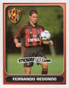 Figurina Fernando Redondo (Superstar) - Calcio 2000-2001 - Merlin