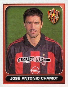 Sticker Jose Antonio Chamot - Calcio 2000-2001 - Merlin