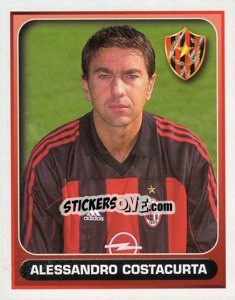 Sticker Alessandro Costacurta - Calcio 2000-2001 n. 236 - Merlin