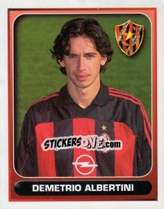 Figurina Demetrio Albertini - Calcio 2000-2001 - Merlin