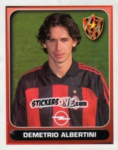 Sticker Demetrio Albertini - Calcio 2000-2001 n. 240 - Merlin