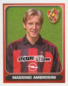 Sticker Massimo Ambrosini - Calcio 2000-2001 n. 241 - Merlin